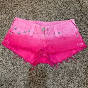 COPY - True Religion Joey low rise cut off shorts